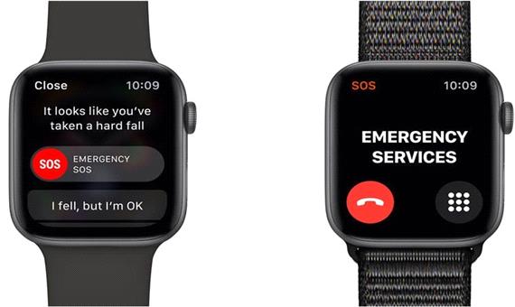 اپل واچ با تشخیص سقوط کاربر، داده‌های سلامتی را به سرویس‌های اورژانس ارسال می‌کند