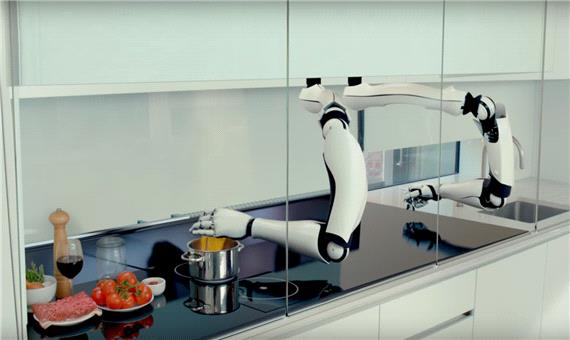 آشپزخانه تمام رباتیک به جای صاحبخانه آشپزی می‌کند