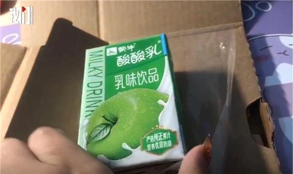 زنی در چین با سفارش آیفون 12 پرو مکس، ماست نوشیدنی با طعم سیب تحویل گرفت