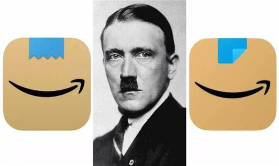 آمازون آیکن اپلیکیشن خود را به خاطر شباهت با سبیل هیتلر تغییر داد